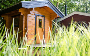 Sauna im Garten