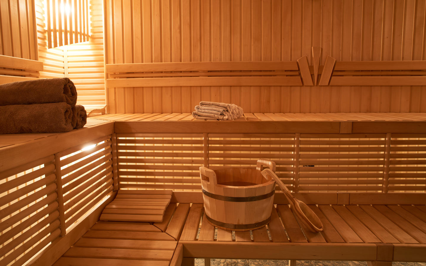 Sauna im Keller